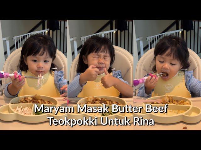 Maryam Masak Butter Beef Teokpokki Untuk Rina