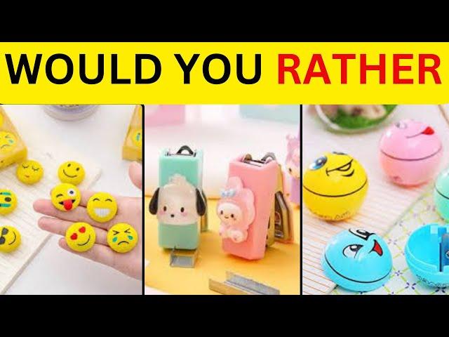 Would You Rather...? Choose Your SCHOOL SUPPLIES ️The Quiz Arena