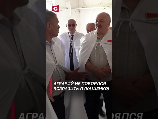 Аграрий не побоялся возразить Лукашенко! (Архив) #shorts #лукашенко #новости #политика #беларусь