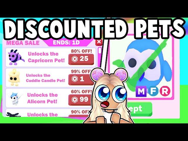 I TRADED DISCOUNTED ADOPT ME PETS!