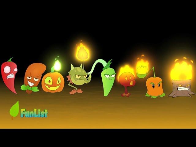 plants vs zombies 2: Fire Peashooter ages.