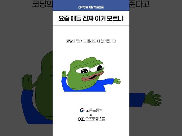 요즘 애들 개발 부트캠프 진짜 모르냐?