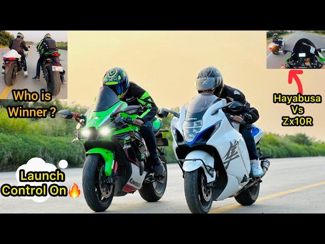 Hayabusa Aur Zx10r Ka Sath Me Kar Diya Launch Control On  Must Watch