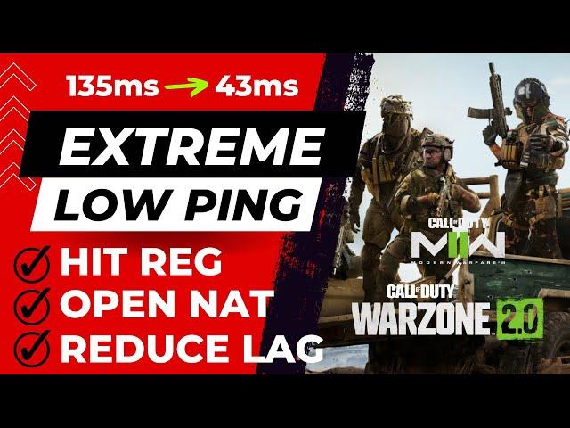 Extremely reduce latency and increase hit registration on warzone 2.0