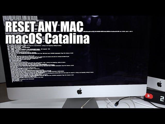 How to Erase & Reset any Mac to Factory Settings ║ macOS Catalina
