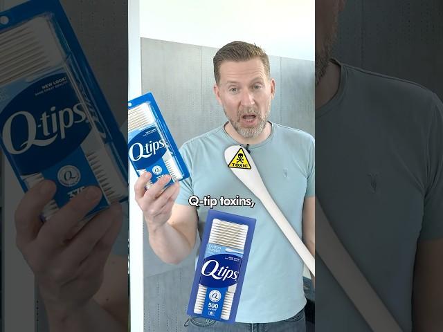 Q-Tips Are Toxins On A Stick! #qtips #cottonswabs #cleaningtips