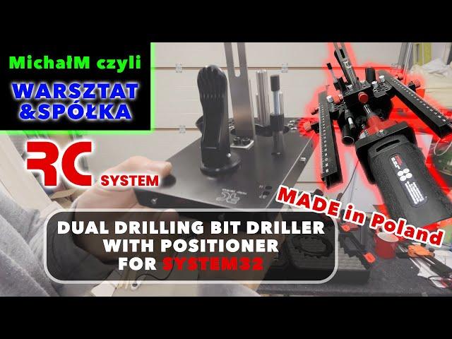 DUAL DRILLING BIT SYSTEM FOR CABINET MAKERS | RC SYSTEM POSITIONER II | Made in Poland [Polish subs]