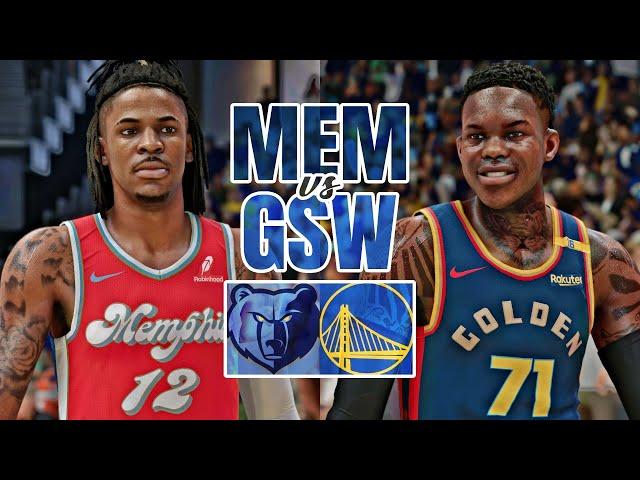 NBA 2K25: NEW LOOK WARRIORS vs GRIZZLIES | PS5 PRO GAMEPLAY [4K UHD]
