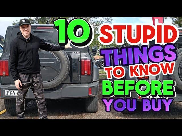 10 STUPID THINGS about TANK 300 the Dealers WON'T tell you about!