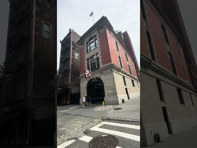 Ghostbusters Firehouse in NYC #newyork #downtownmanhattan #ghostbusters