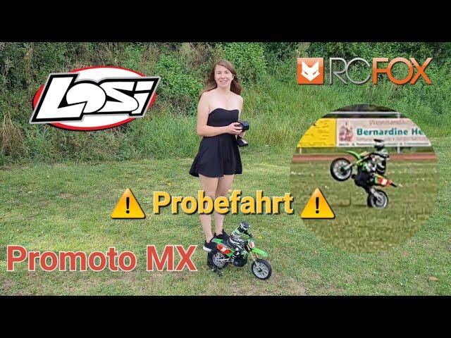 Meine erste Fahrt mit dem @LosiRacing Promoto MX in der Pro Circuit Version