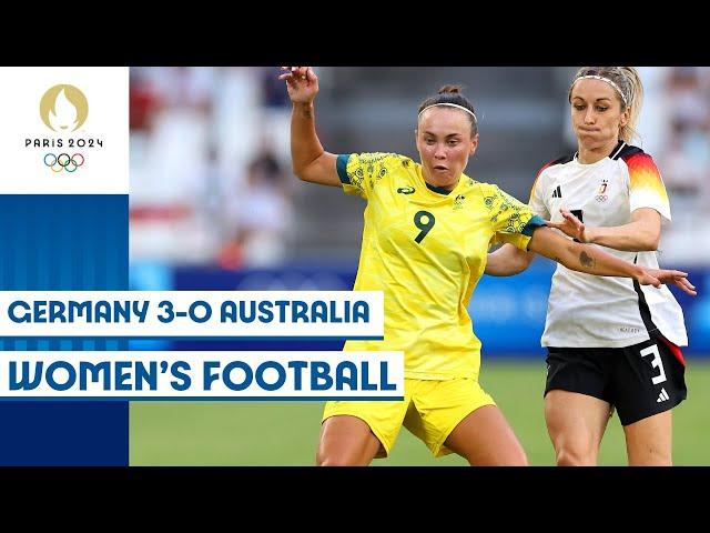  Germany vs Australia  | Women's football group stage | Paris 2024 Highlights