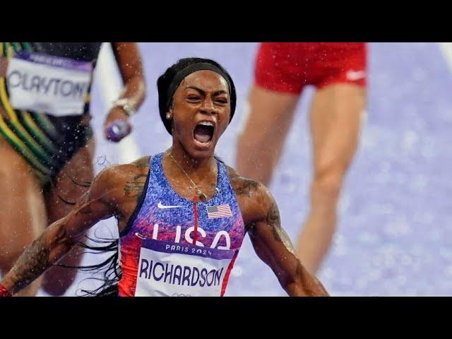 Sha'Carri Richardson explains viral stare down during Olympics relay race