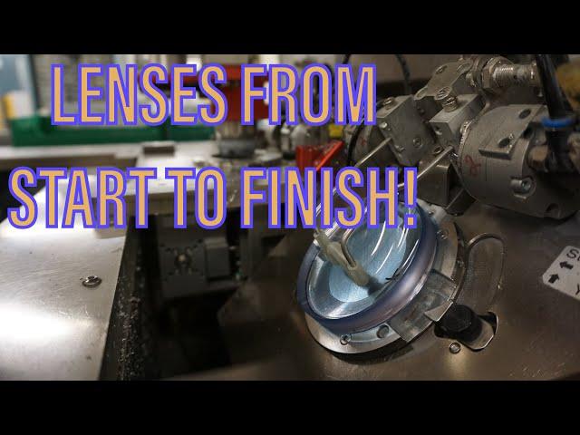 HOW EYEGLASS LENSES ARE MADE (lab walk through)