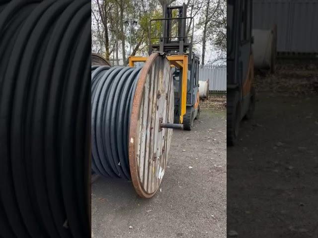 Forklift Attachment - Cable Reel Handler