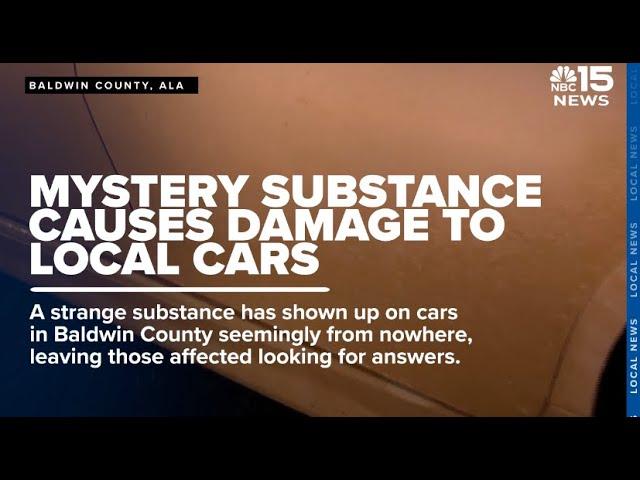 Mystery substance causes costly damage to cars in Baldwin County - WPMI NBC 15