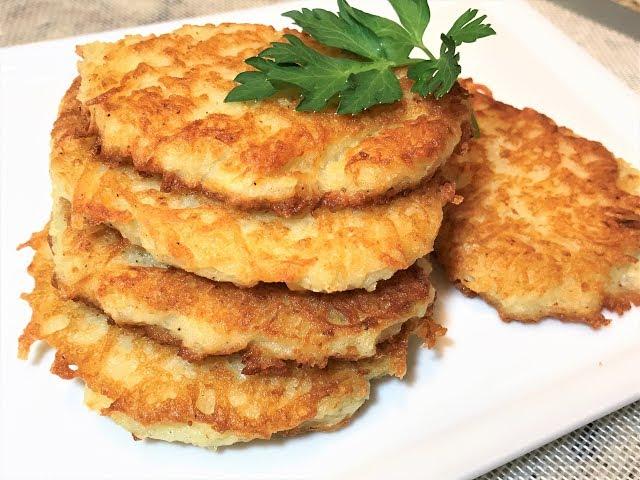 Настоящие ДРАНИКИ из картофеля.. Секрет Вкусных Драников.  Картофельные Оладьи.  Potato fritters