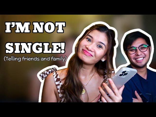 I'M IN A RELATIONSHIP! Telling friends and family | Jen Barangan