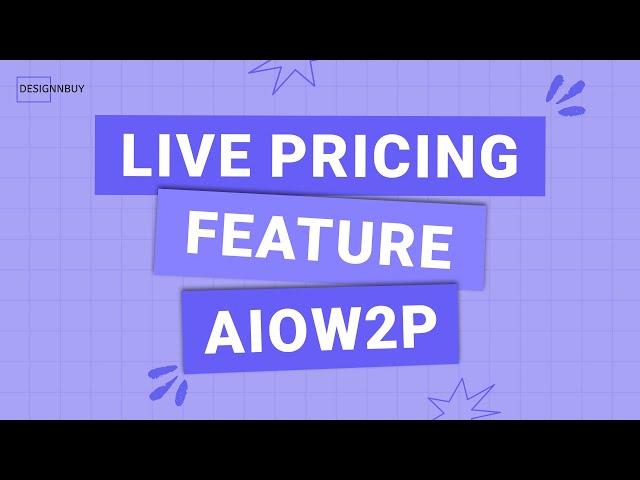 Live Pricing feature in All-in-one Web2Print | Show Price Based on Customization | Print Business