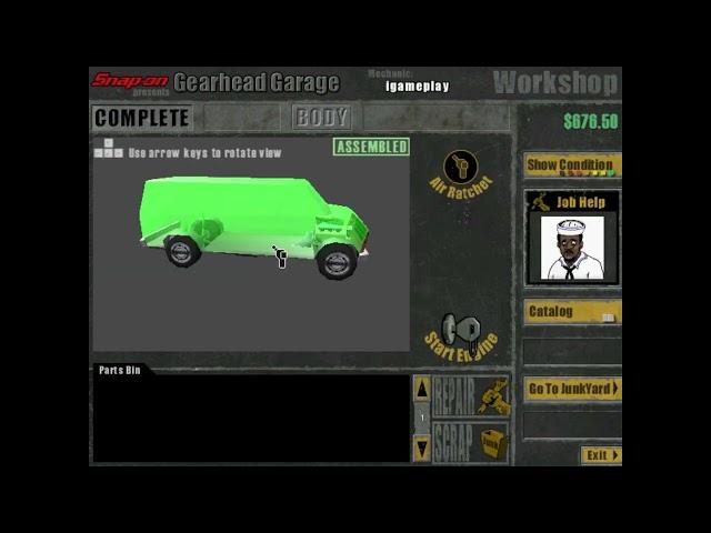 Gearhead Garage PC walkthrough | Car Mechanic Simulator 1999  | Career mode ON