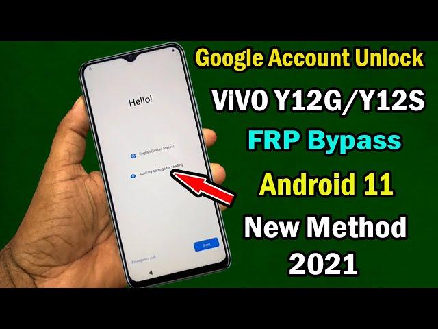 𝐕𝐈𝐕𝐎 Y12G FRP Bypass Android 11/𝐕𝐈𝐕𝐎 Y12G Google Lock Bypass/FRP Unlock New method Without Pc |