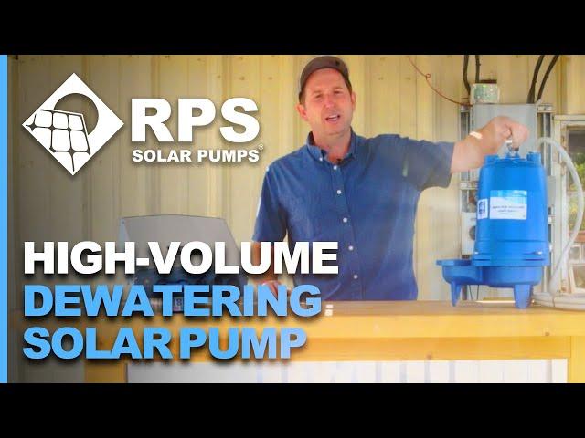 High-Volume Pro Dewatering Solar Pump