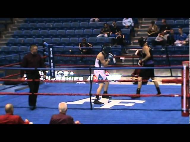 NCBA 2012 National Tournament 175lb quarter-final bout Frank Baker v Dan Nysch