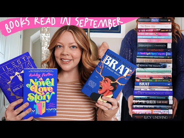 september was a mess | the 25 books I read