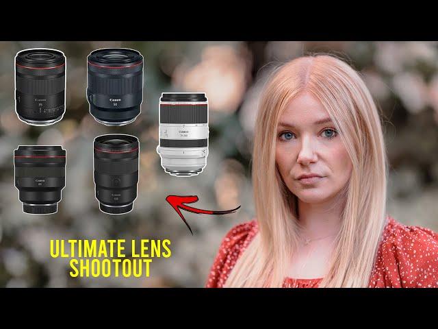 What Is The Best Canon RF Lens For Portraits? See for your self! RF Lens Shootout (FREE RAW FILES)