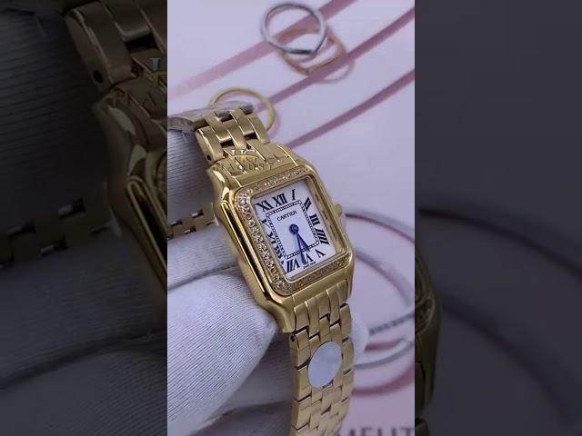 Обзор на Женские часы Cartier Gold 644329XX 4016 для Интернет Магазина Hagust