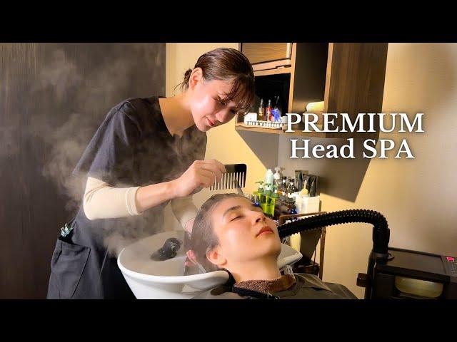 ASMR I got THE PREMIUM head spa in Tokyo, Japan (Soft Spoken)