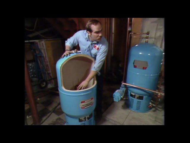 Richard's first cutaway, a water heater 1982