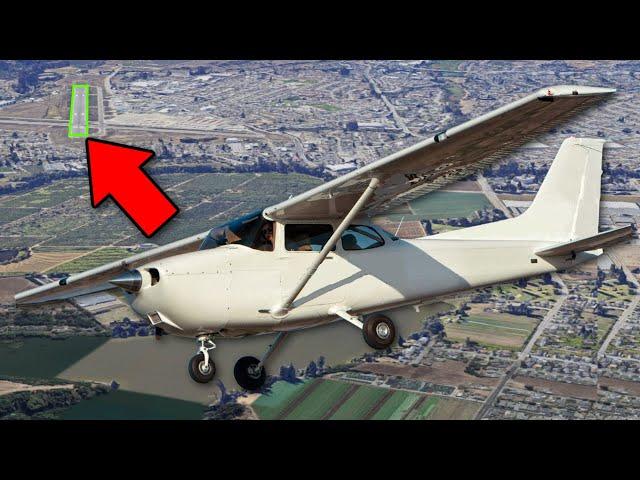 Student Pilot Stuck At MAX Power - No Way To Land!