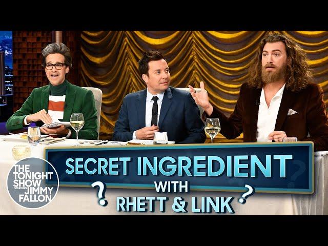 Secret Ingredient with Rhett & Link | The Tonight Show Starring Jimmy Fallon