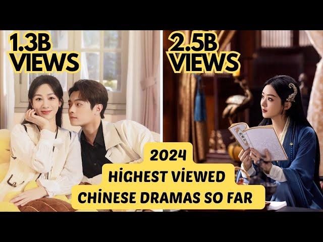 Highest Viewed Chinese Dramas So Far | 2024