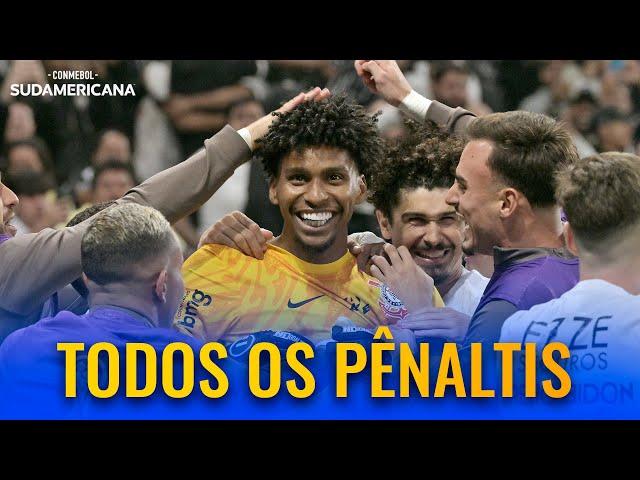 CORINTHIANS X BRAGANTINO | TODOS OS PÊNALTIS EM 1 MINUTO | CONMEBOL SUDAMERICANA 2024