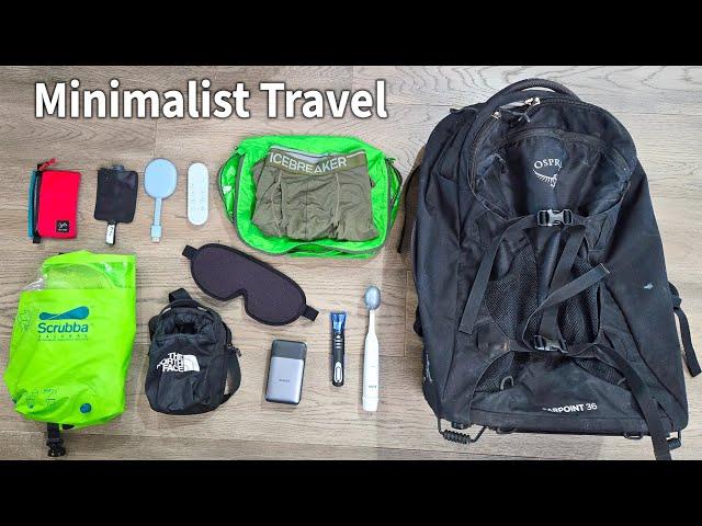 One Bag Travel Gear -  After 30 Days in Southeast Asia