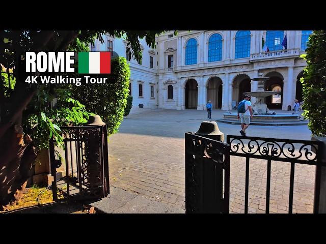 Rome, Italy  - Serene Morning Walk | 4K Walking Tour [CC]