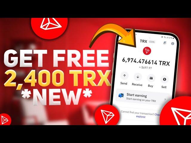 How To Earn Free TRX | no mining | Trx Mining Site | New Trx Mining Site Today