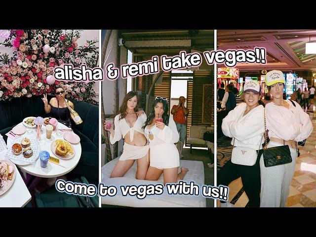 ALISHA & REMI TAKE VEGAS!! Dress Try On With Me!!