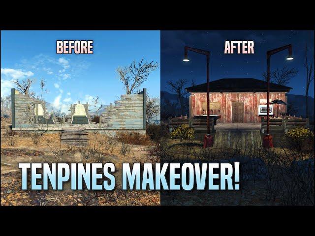 Tenpines Makeover! ️ Fallout 4 No Mods Shop Class