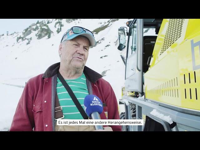 Räumung Flüelapass - Davos Klosters