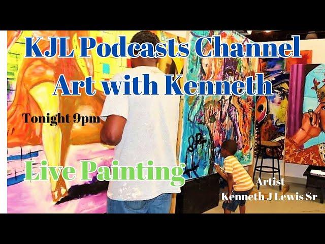 KJL Podcast Channel Live Painting