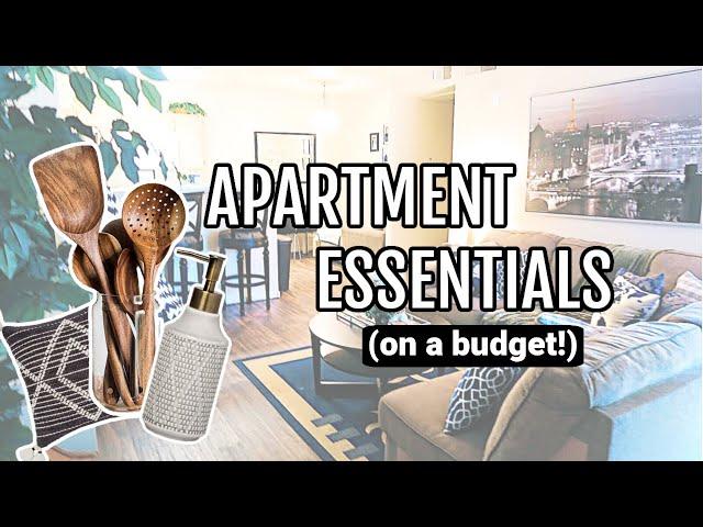 Apartment Essentials/Must-Haves (on a BUDGET!)⎜The ULTIMATE Checklist