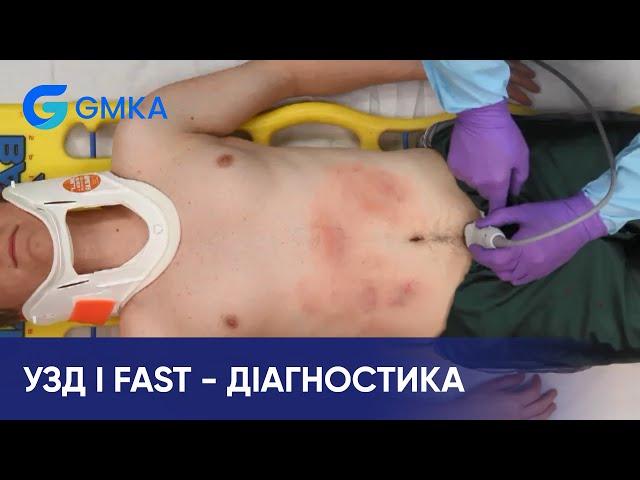 FAST - діагностика травм за допомогою УЗД апарату | ATLS