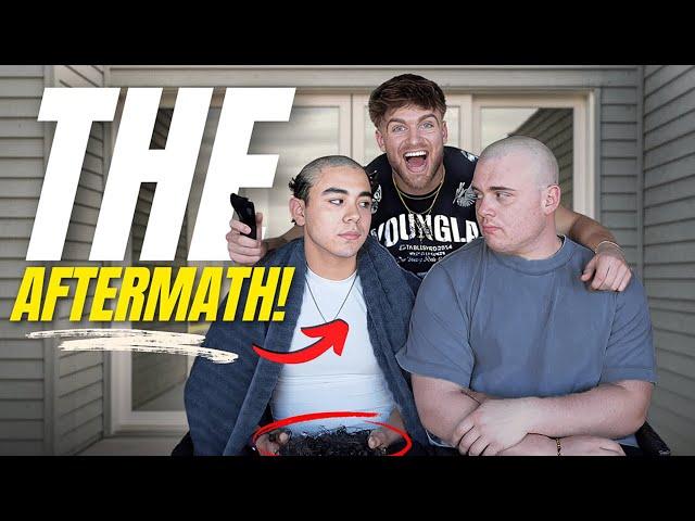 THEY LOST THE BET… (I shaved their heads)