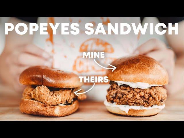 Popeyes Crispy Chicken Sandwich