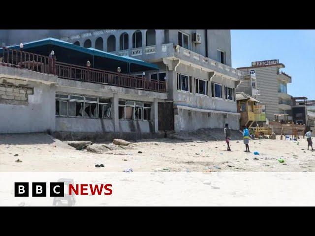 Somalia beach attack kills dozens in Mogadishu | BBC News