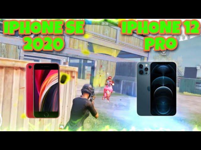 IPHONE SE 2020 VS IPHONE 12 PRO | IPHONE SE 2020 PUBG TDM TEST? | JONATHAN SET