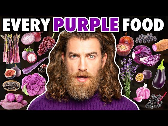 We Tried EVERY Purple Food